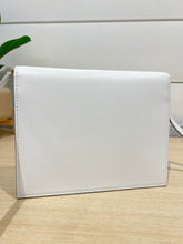 Dolce & Gabbana Bag, White Logo Flap Leather Crossbody Bag