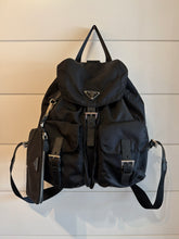 Prada Bag, Black Re-Nylon Medium Backpack