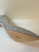 Jimmy Choo Shoes, Silver Glitter Pumps (size 40.5)
