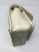 Saint Laurent Bag, Ivory Crinkled Calfskin Matelasse Monogram Baby Niki Chain Satchel