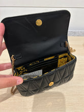 Versace Bag, Black Virtus Quilted Leather Mini Bag