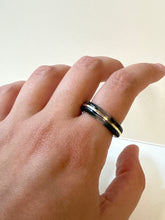 By Pariah Essential Gem Stacking Ring, Green Moss Agate