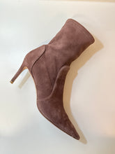 Stuart Weitzman Shoes, Cocoa Suede Sock Boots (size 9.5)
