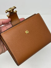Celine Tan Grained Calfskin Triomphe Medium Strap Nino Wallet