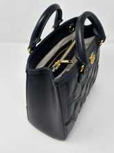 Gucci Bag, Black Leather GG Matelassé Small Top Handle Tote