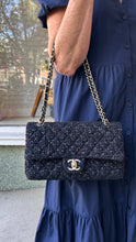 Chanel Bag, Black Sequin & Tweed Medium Double Flap Bag