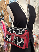 Gucci Bag, Tweed GG Monogram Small Dionysus Shoulder Bag