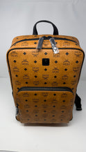 MCM Bag, Cognac Leather Aren Medium Backpack