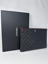 Chanel Bag, 2018 Black Caviar Quilted Large Clutch