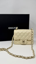 Chanel Bag, 2026 Cream Lambskin Quilted Leather Mini Square Flap Bag