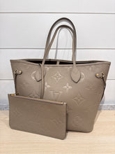 Louis Vuitton Bag, Turtledove Monogram Empreinte Leather Neverfull MM