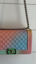 Chanel Bag, 2017 Rainbow Quilted Caviar Medium Boy Bag