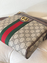 Gucci Bag, GG Supreme Monogram Web Small Ophidia Messenger Bag