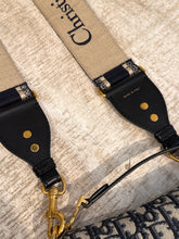 Christian Dior Bag, Navy Oblique Canvas Mini Saddle Bag