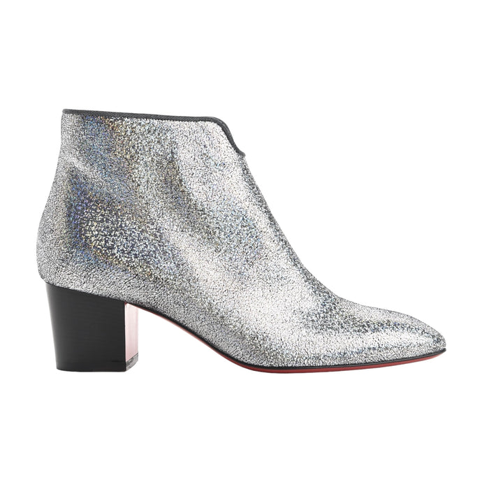 Christian Louboutin Shoes, Disco Glitter 55mm Red Sole Bootie (size 36.5)