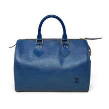 Louis Vuitton Bag, Toledo Blue Epi Leather Speedy 25 Bag