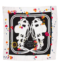 Hermès Brides de Gala Fleuries Silk Scarf 90