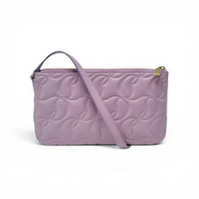 Christian Louboutin Bag, Lilac Leather Loubila Pouchette Shoulder Bag