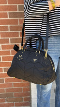 Prada Bag, Black Nylon Quiltin Bauletto Bag