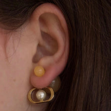 Christian Dior Peach Tribales Earrings
