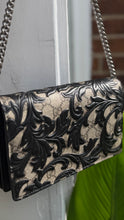Gucci Bag, GG Supreme Black Arabesque Wallet on Chain