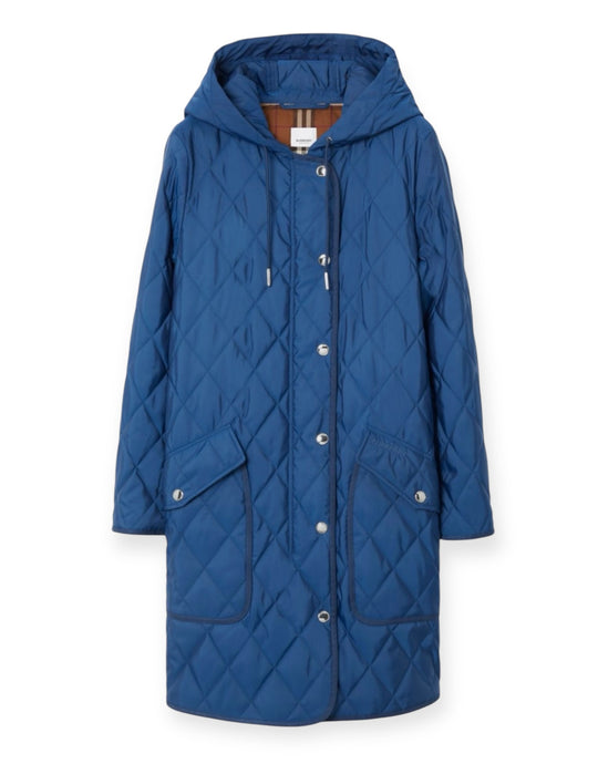 Burberry Blue Quilted Jacket