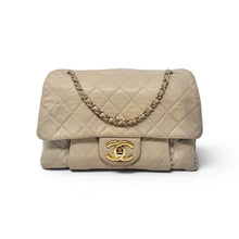 Chanel Bag, 2011 Beige Calfskin Leather Coco Pleats Small Flap Bag