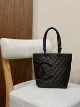 Chanel Bag, 2005 Brown Quilted Calfskin Small Cambon Tote