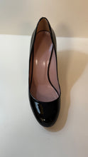 Gucci Shoes, Black Patent Leather Wedges (size 40)