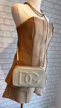 Dolce & Gabbana Bag, Off-White Leather Small 'DG' Camera Bag