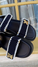 Louis Vuitton Shoes, Navy LV Sunset Comfort Sandals (size 40)
