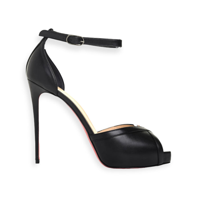 Christian Louboutin Shoes, Black Very Cathy 120 Pumps (size 37.5)