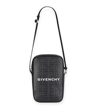 Givenchy Bag, Black 4G-Embossed Vertical Crossbody Bag