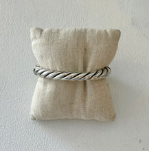 David Yurman Sterling Silver Cable Hinged Bracelet