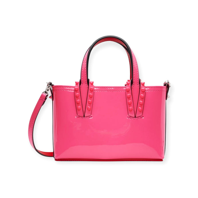 Christian Louboutin Bag, Hot Pink Patent Leather Nano Cabata Crossbody