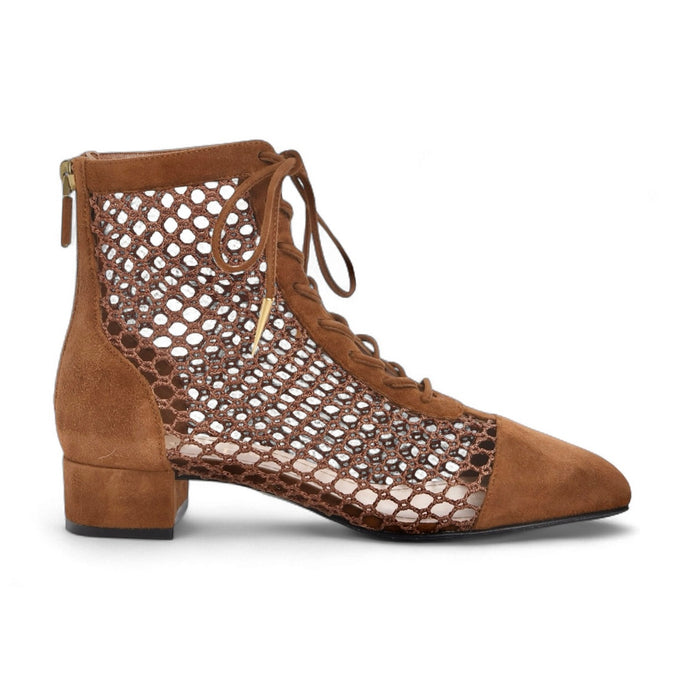 Christian Dior Shoes, Brown Suede Naughtily-D 30mm Ankle Boots (size 38.5)