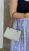 Saint Laurent Bag, Ivory Leather Melody Quilted Shoulder Bag