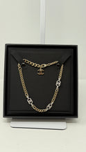 Chanel 2022 Crystal CC Chain Links Choker Necklace