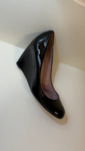 Gucci Shoes, Black Patent Leather Wedges (size 40)