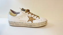 Golden Goose Shoes, White Hi-Star Sneakers (size 41)