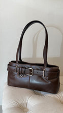 Osoi Bag, Brown Leather Shoulder Brocle Mini Bag