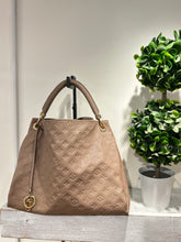 Louis Vuitton Bag, Taupe Empreinte Leather Artsy MM