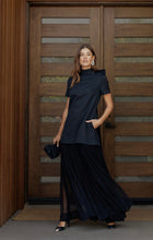 Staud Black Long Pia Dress
