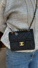 Chanel Bag, Black Calfskin Braided Mini ‘My Own Frame’ Flap Bag