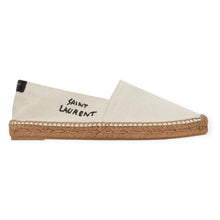 Saint Laurent Shoes, Ivory Canvas Espadrilles (size 39.5)