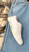 Saint Laurent Shoes, White Leather Malibu Sneakers (size 36)