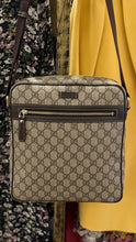 Gucci Bag, GG Plus Monogram Selleria Calfskin Medium Messenger Bag