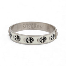 Alexander McQueen Skull Enamel Bangle Bracelet