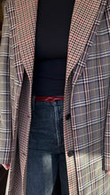 Monse Plaid Double Collar Coat