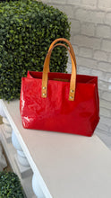 Louis Vuitton Bag, Poppy Red Monogram Vernis Reade PM Tote